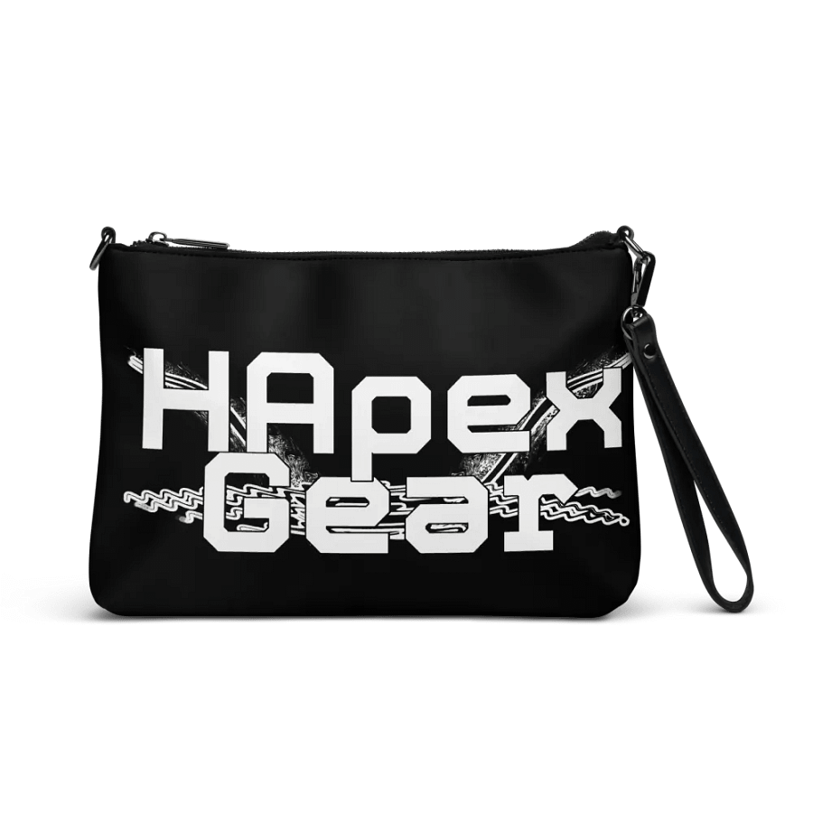 Crossbody Bag - Black - White HApex Gear Black Logo product image (1)