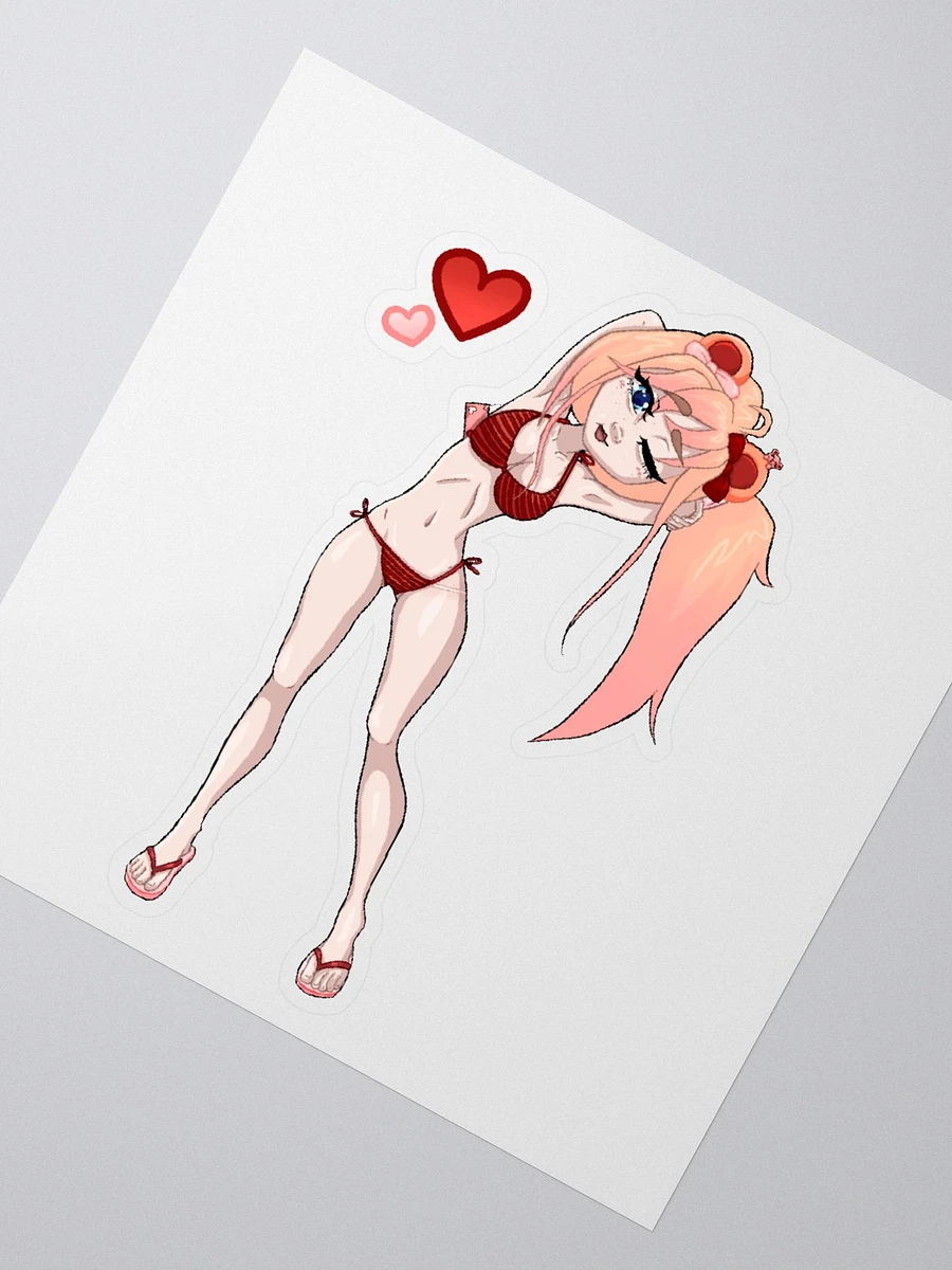 Valentine Bikini Teddy Sticker product image (6)