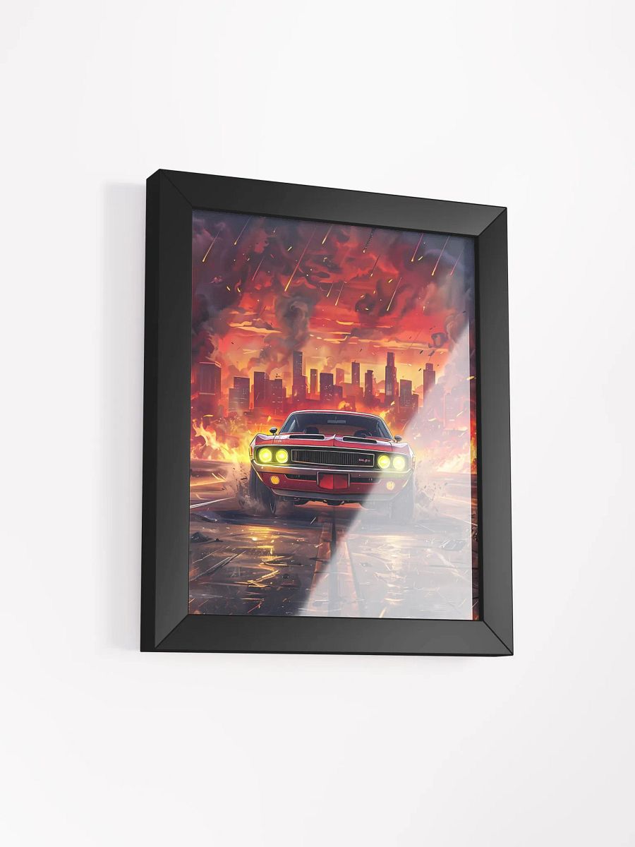Chaos City Muscle Car Matte Poster product image (3)