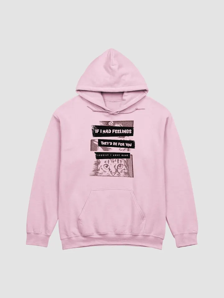 Vintage Cat Gaze -regular fit hoodie product image (1)
