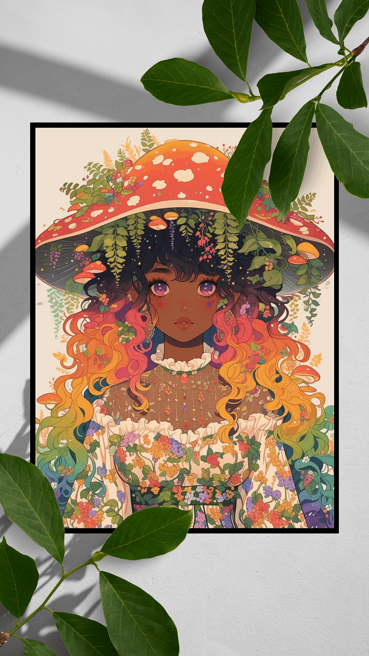 Button Belle on Matte Paper Poster product image (1)