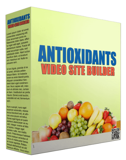 Antioxidants Video Site Builder product image (1)