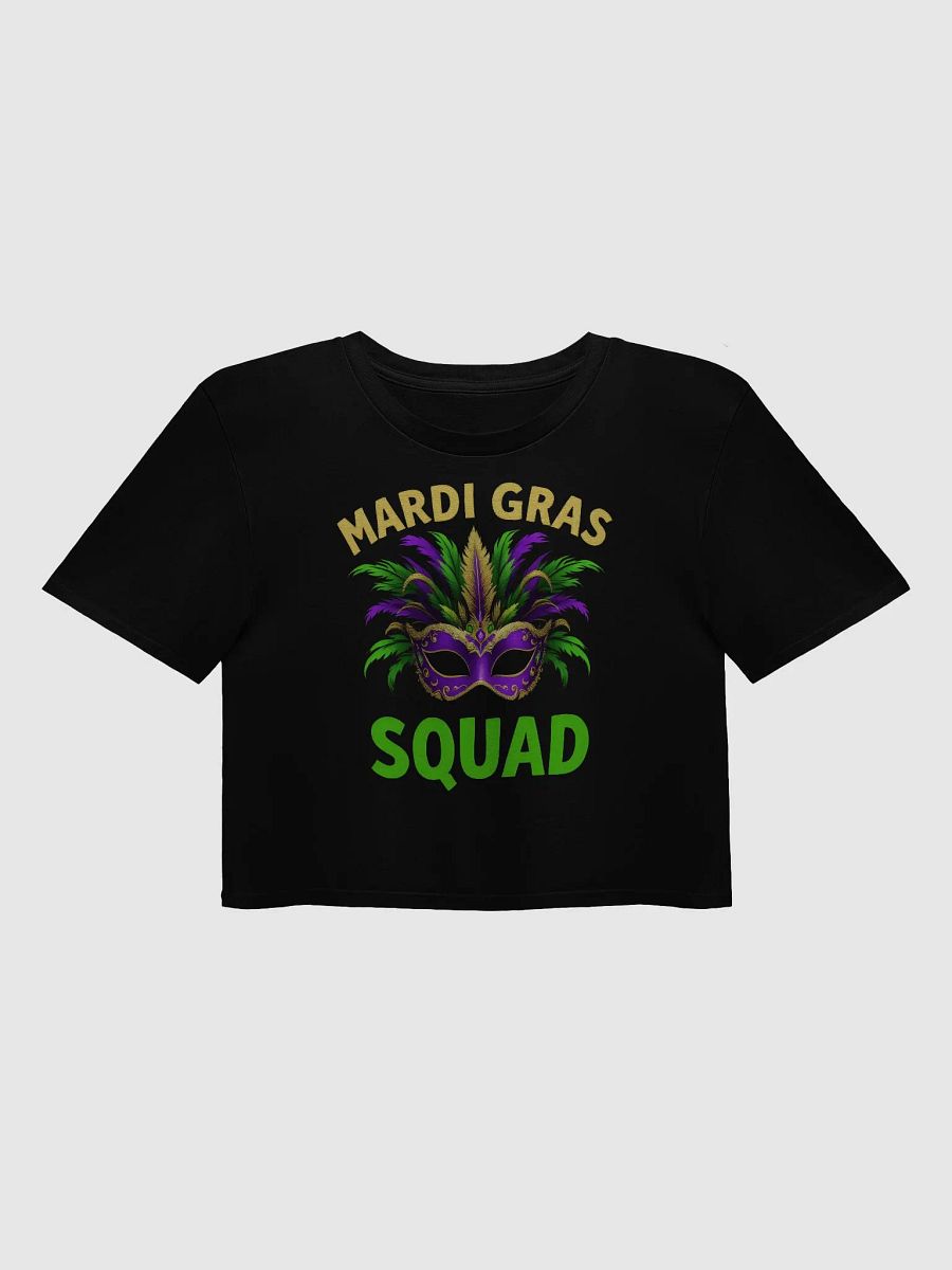 Mardi Gras Squad Crop Top product image (1)