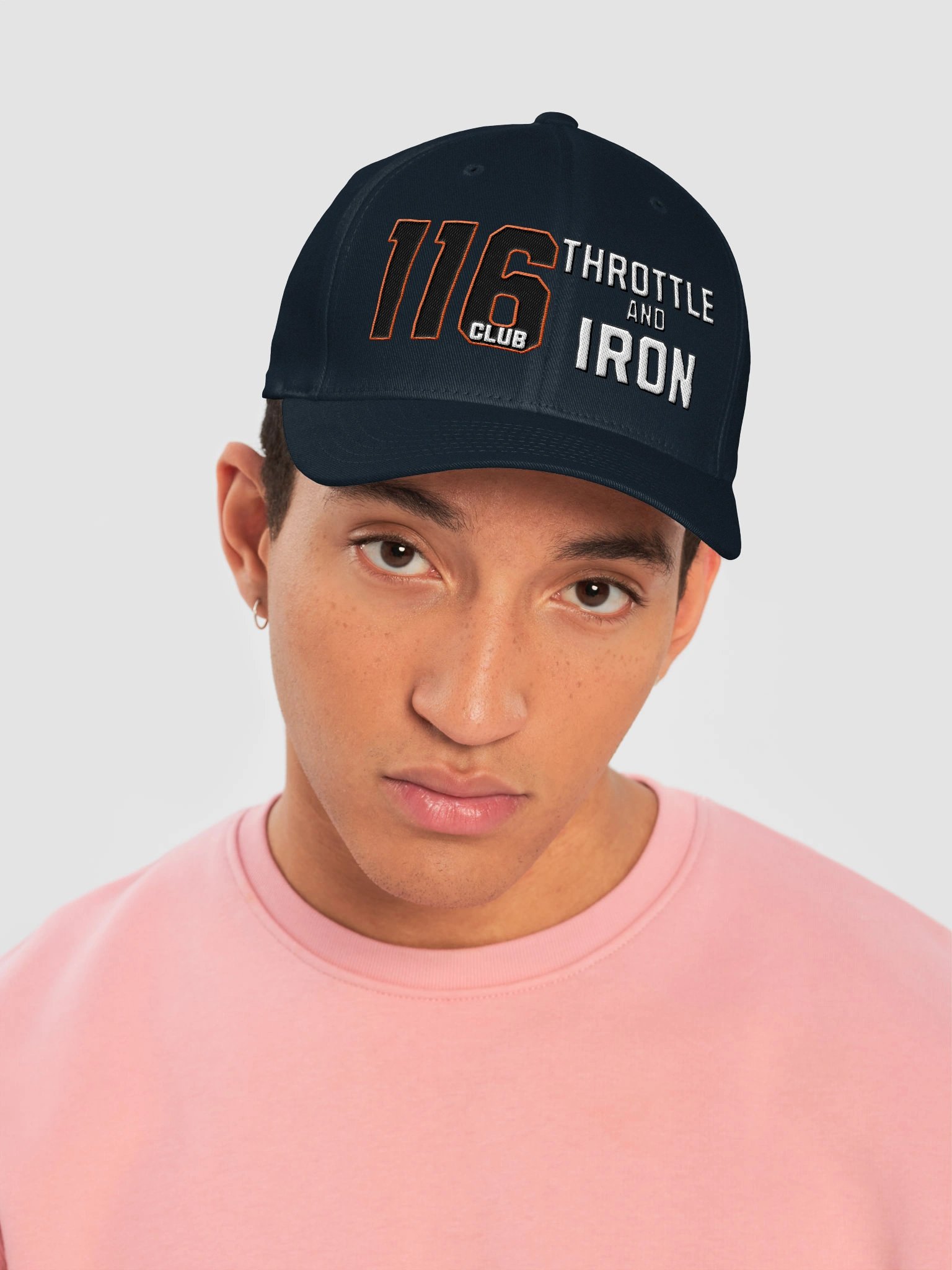 116 Club Throttle & Iron FlexFit Hat — Thunder Stroke Edition product image (5)