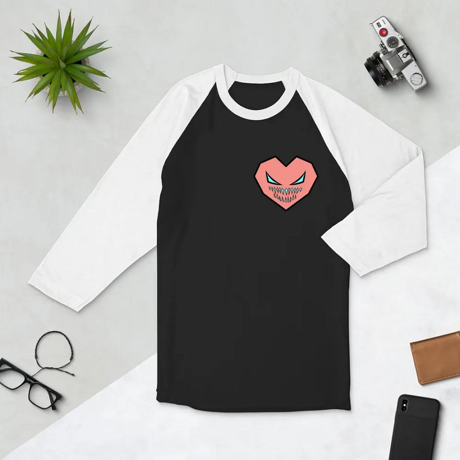 Happy Heart Raglan Shirt product image (5)