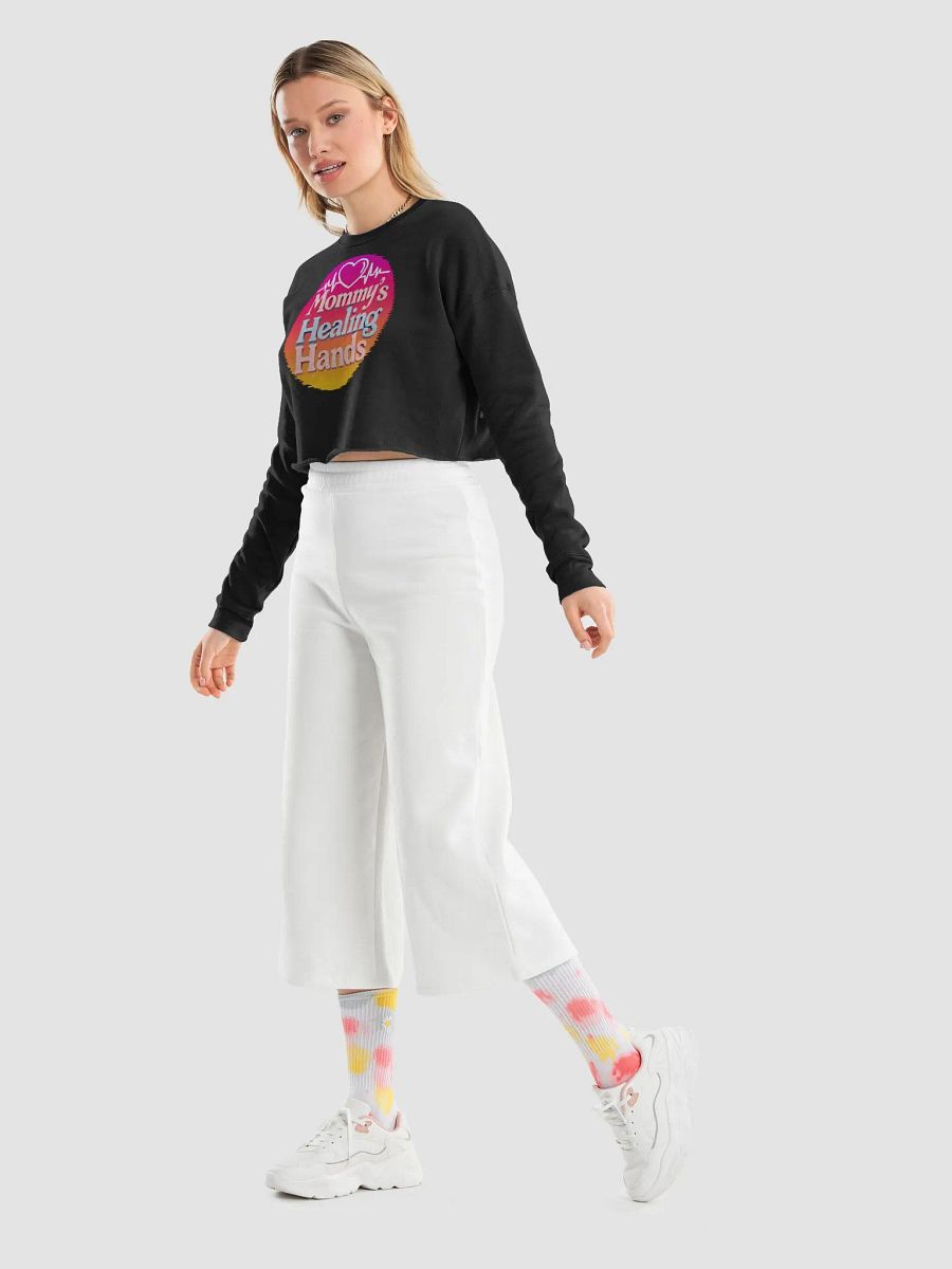 Mommy's Healing Hands Crop Sweatshirt product image (57)