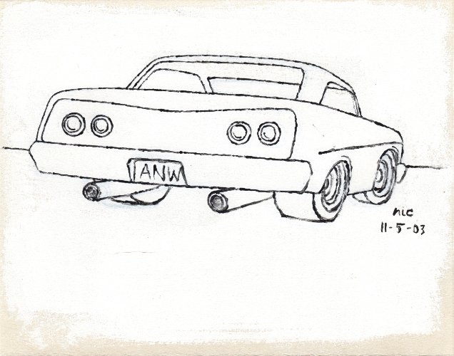 White Car #1 Print product image (1)