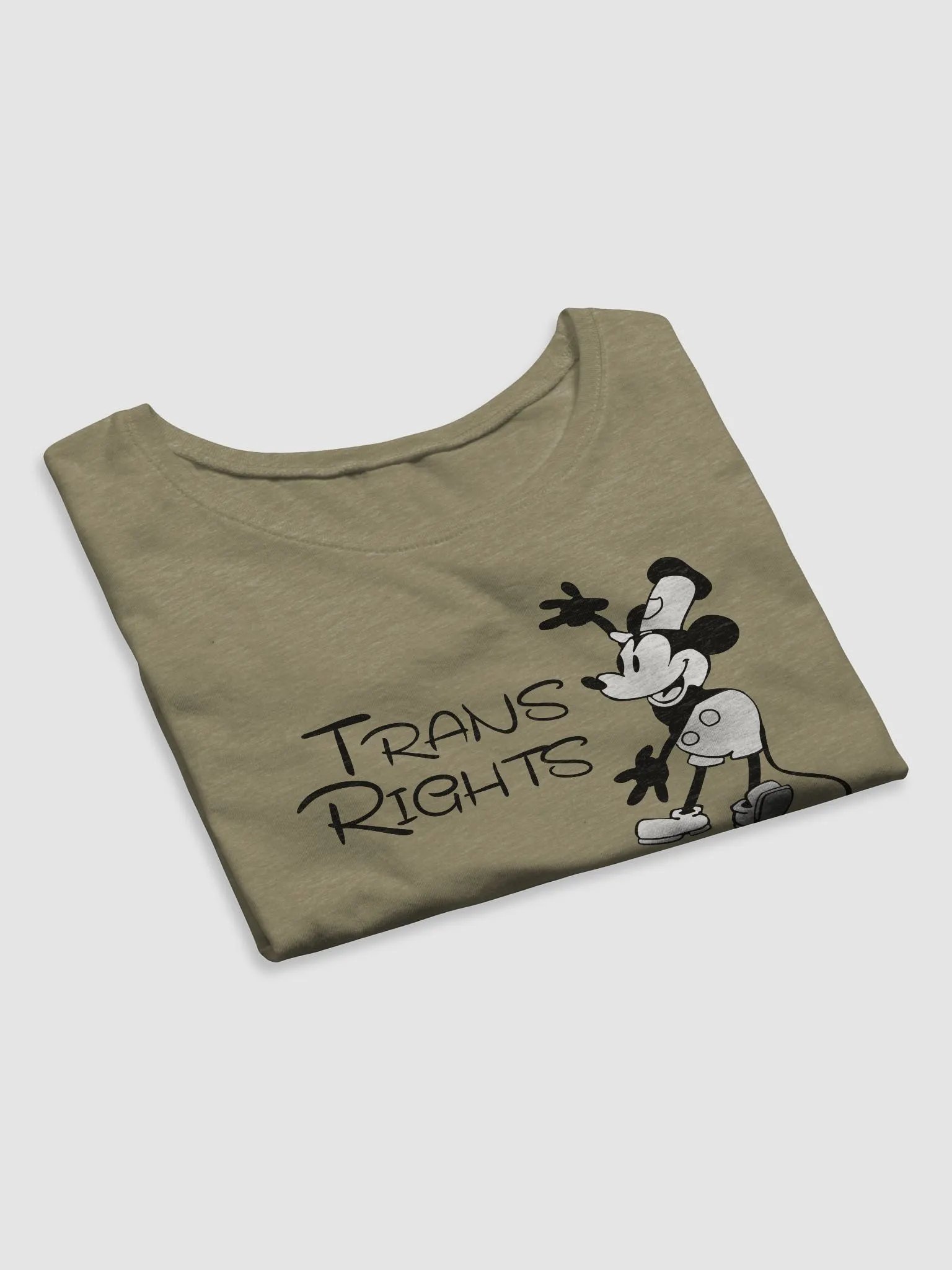 Steamboat Willie - Trans Rights Crop Tee product image (7)