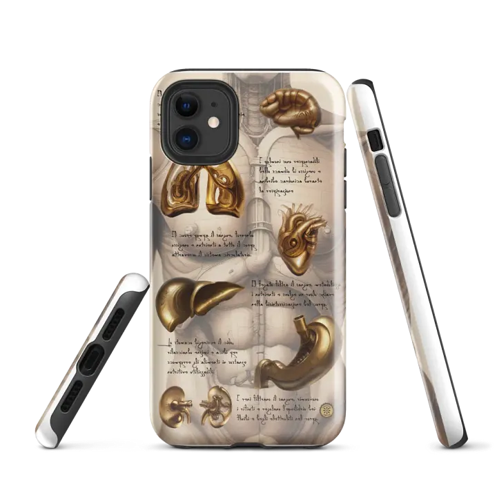 Medical Tough Cases- Organs themed, Doctor gift, Medicine case, Case for medicine, doctor style, medical themed product image (2)