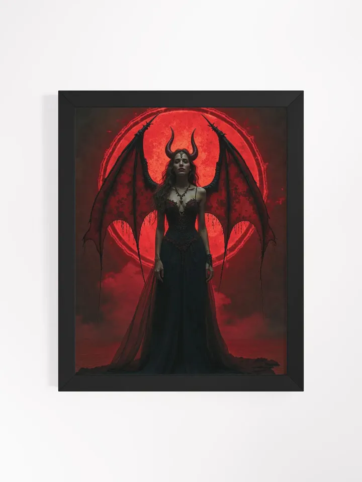 Demonic Beauty Framed Print product image (3)