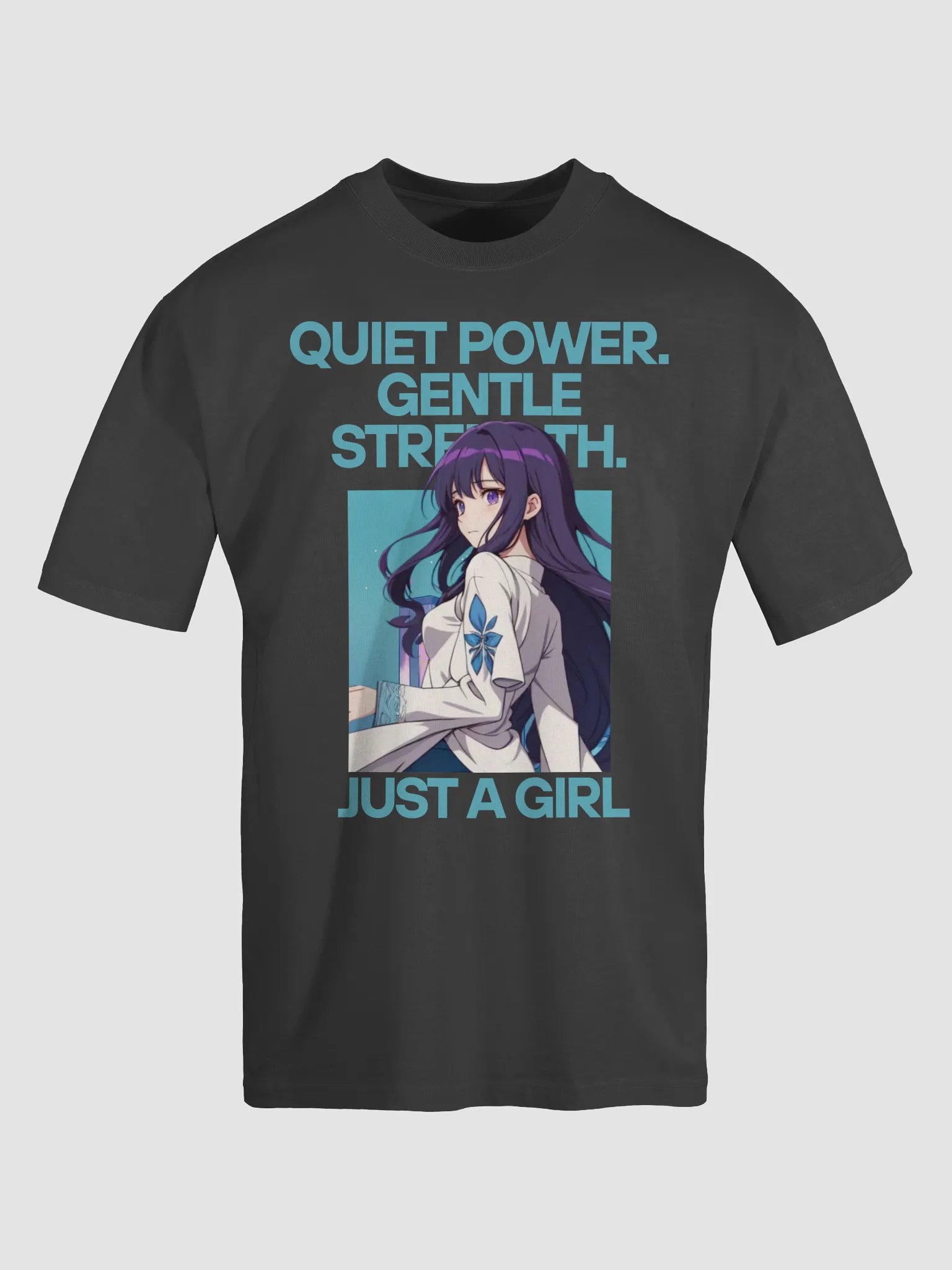 Quiet Power Oversized Faded T-Shirt product image (4)