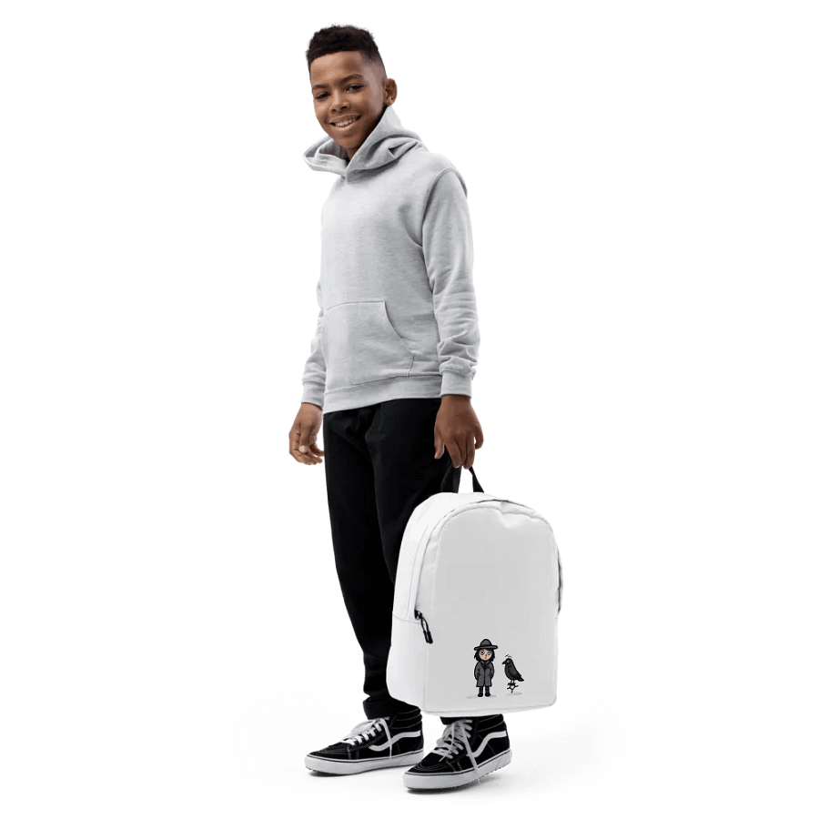 🎒 Crow Man & Companion Minimalist Backpack 🌟 product image (7)