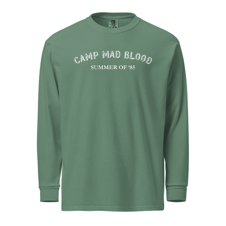 Summer of '85 Comfort Colors Long Sleeve T Shirt Green product image (1)