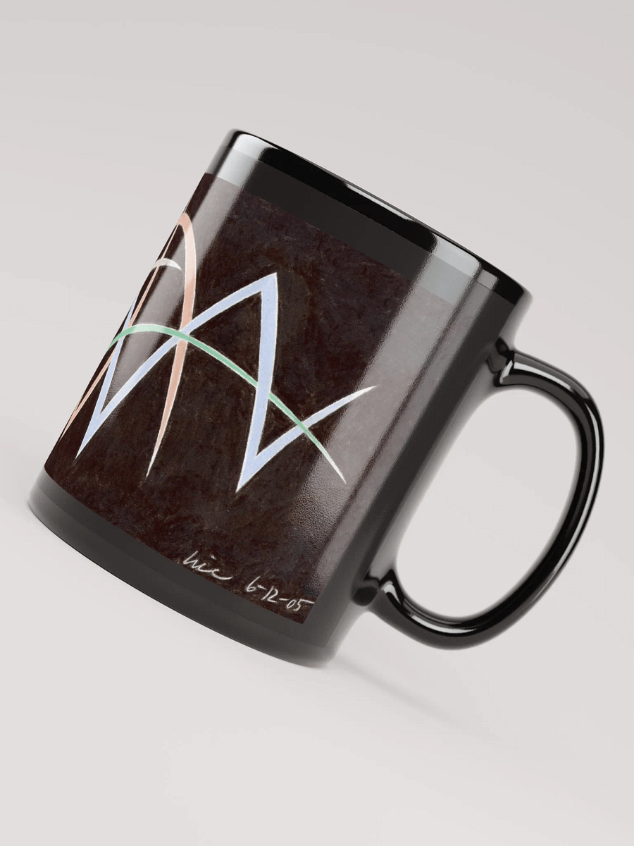 Pinstripe Two Black Glossy Mug product image (4)