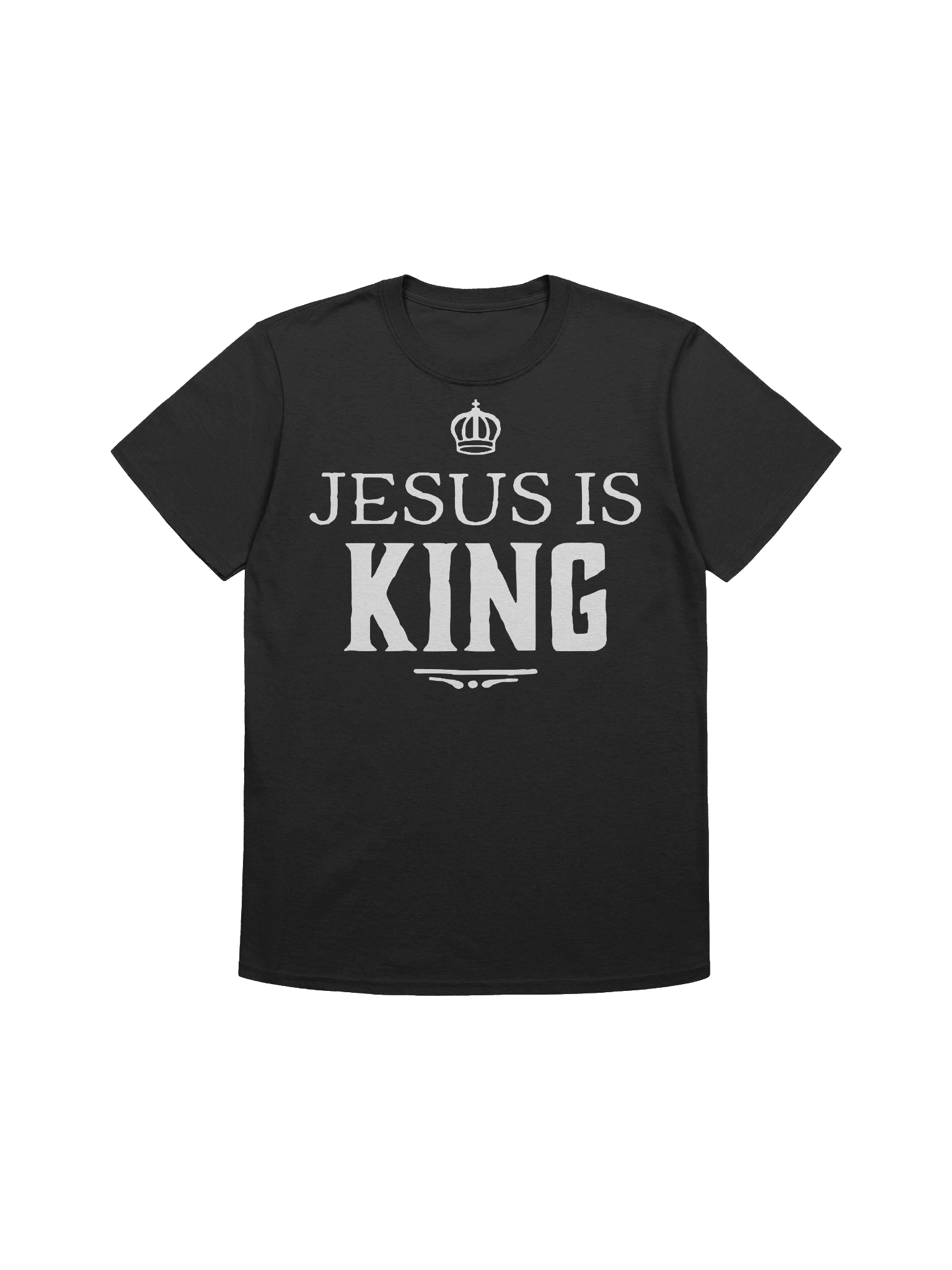 Black Christian Shirt Jesus Is King product image (3)