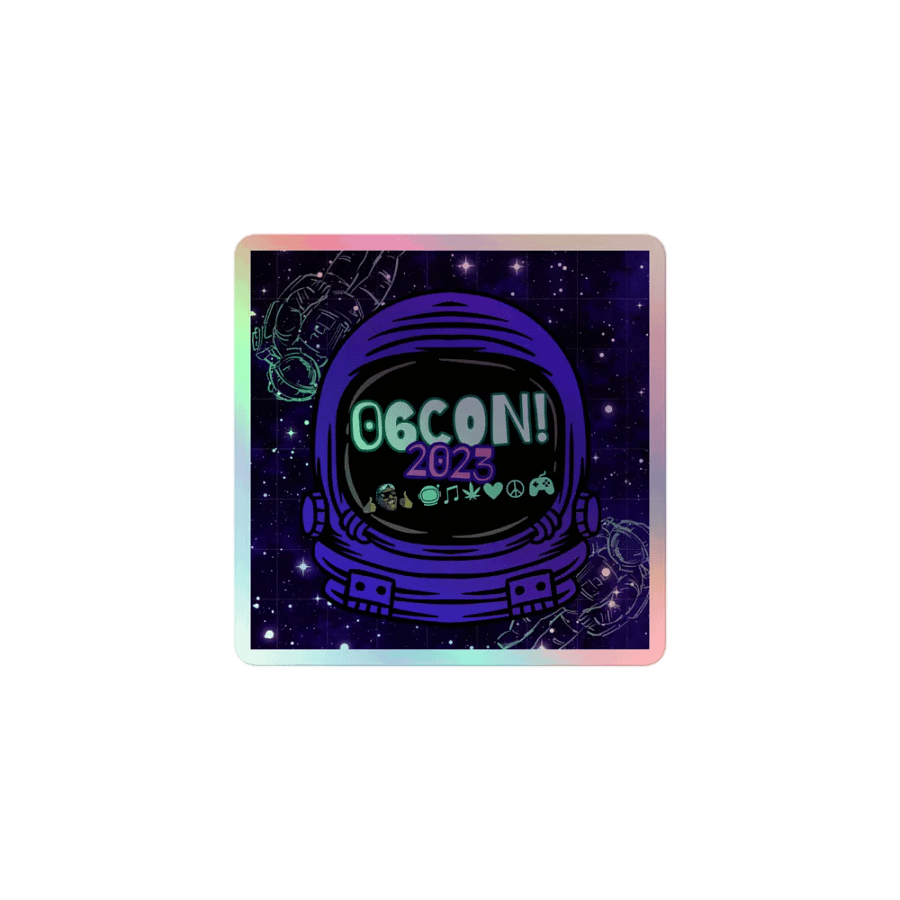 06CON EXCLUSIVE HOLO STICKER product image (1)