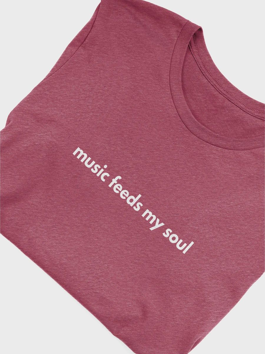 Music Feeds My Soul - Unisex T-shirt Bella Canvas 3001 product image (25)