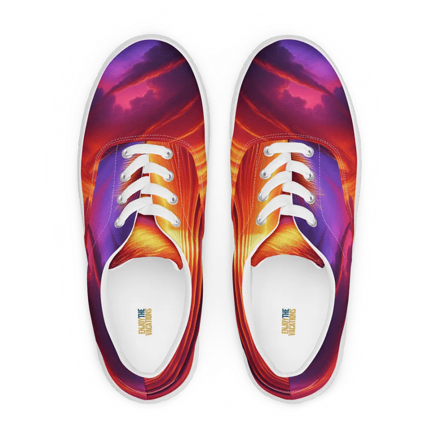 Tropical Sunset Canvas Shoes | AI Design product image (1)