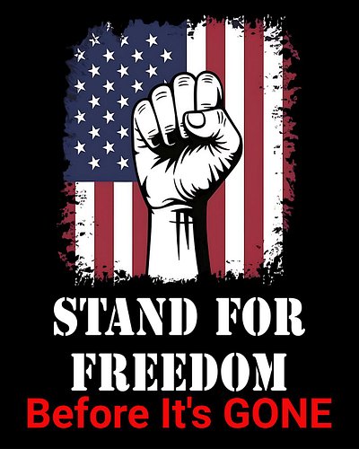 Stand For Freedom. Now! ✊ 
Don't wait. Our rights depend on us.