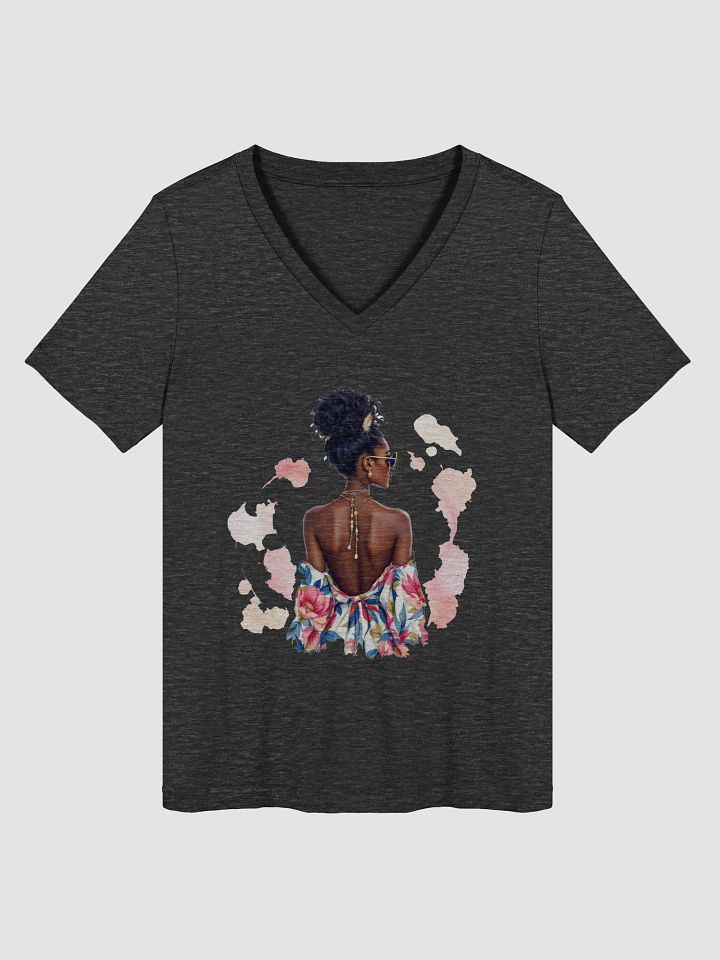 Floral Muse V-Neck T-Shirt product image (2)