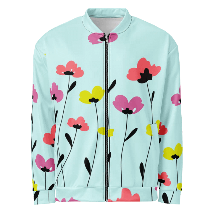 Blossom Breeze All-Over Print Bomber Jacket product image (1)