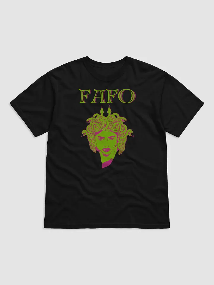 Medusa FAFO Feminist Adult Heavyweight T-Shirt product image (1)