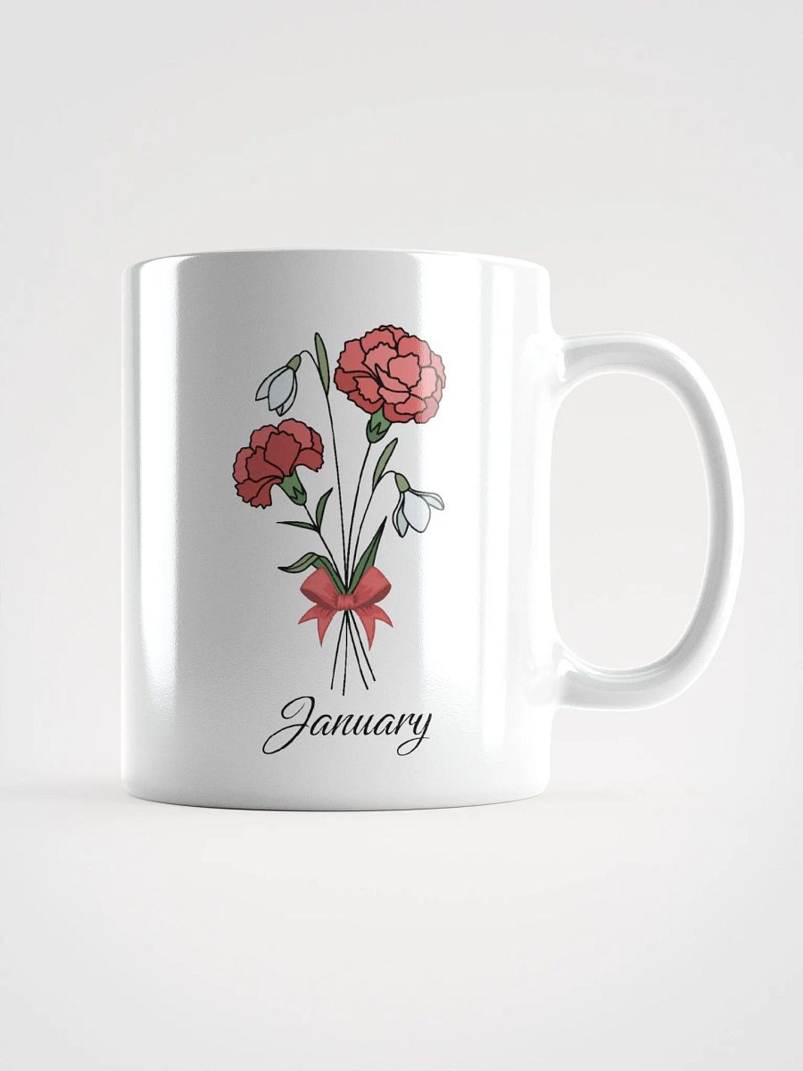 Birthday Flower Mug, January product image (1)