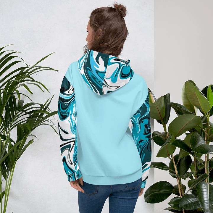 Blue Swirl Hoodie product image (2)