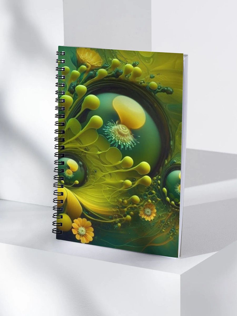 Willow the Wisps Green Flowers Notebook product image (4)