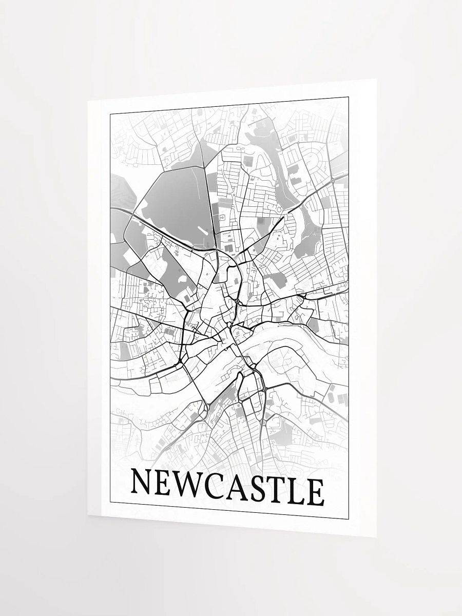Newcastle, England, city map print product image (7)