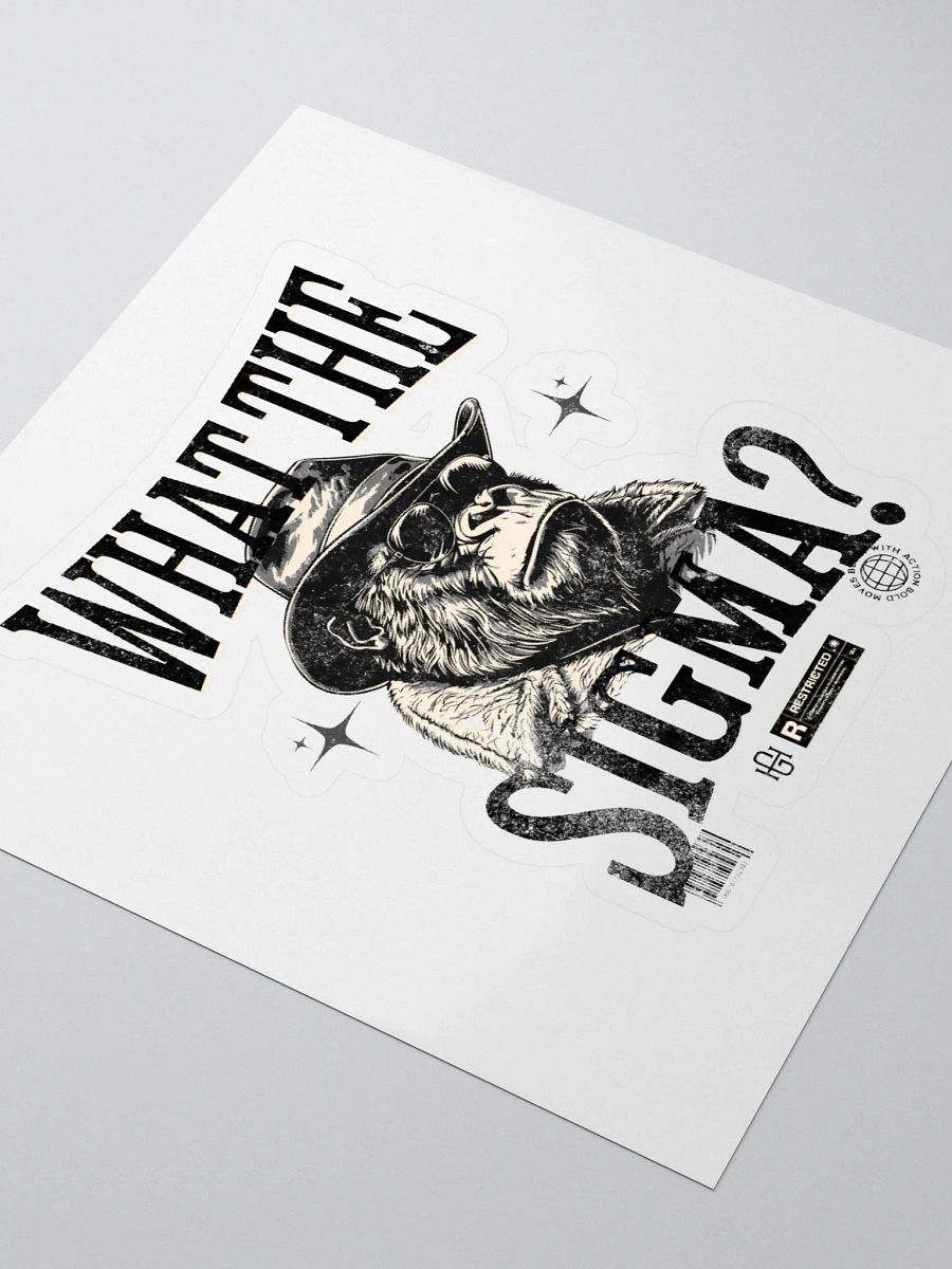Funny What the Sigma? Ironic Meme Sticker Set product image (3)