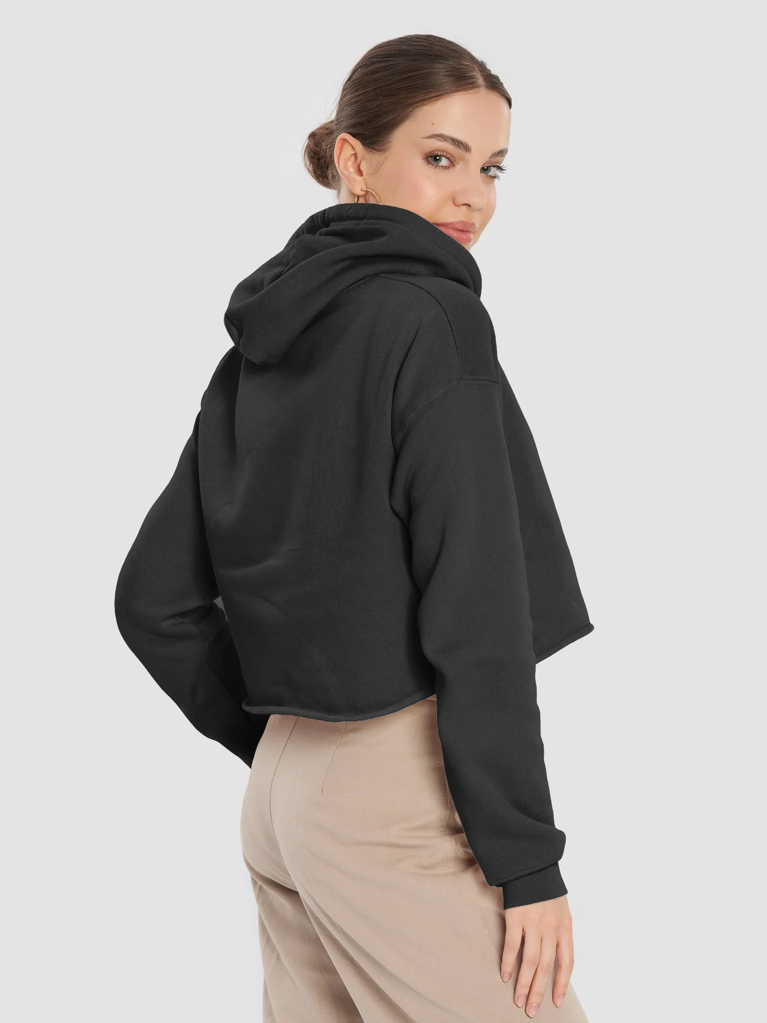 SLAYNA Ombre Crop Hoodie product image (6)