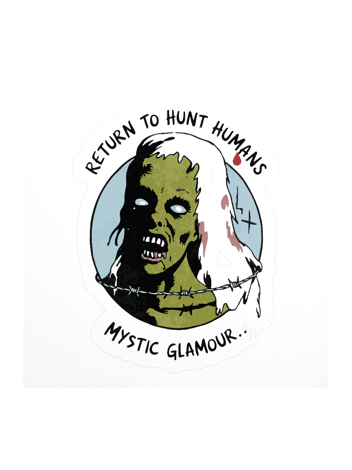 Mystic Glamour Zombie Kiss Cut Stickers product image (1)