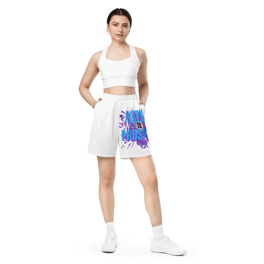 Expressive Born to Prosper Mesh Shorts product image (4)