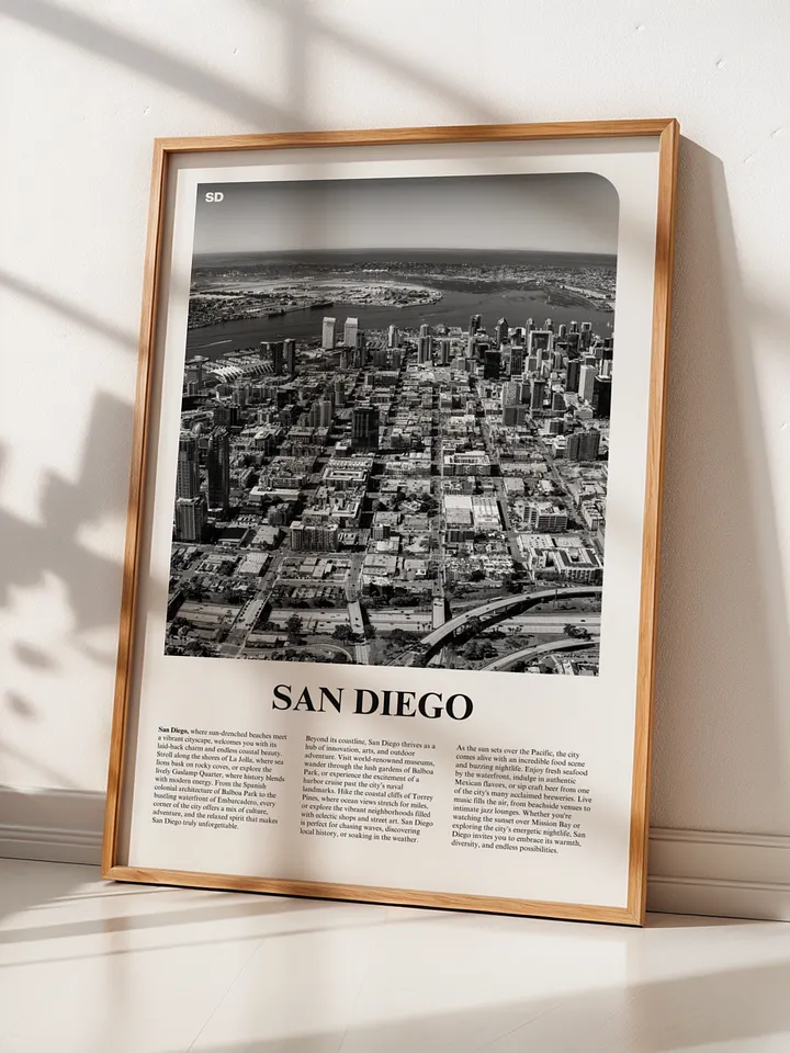 San Diego 01 Newspaper Poster product image (4)