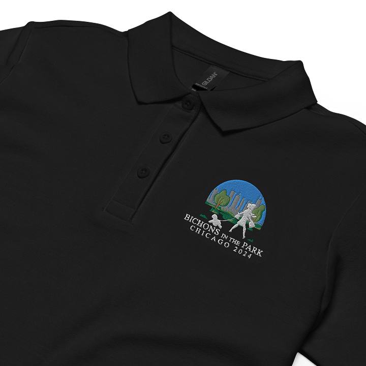 2024 National Specialty Women's Embroidered Gildan Pique Polo in Black or Navy product image (2)
