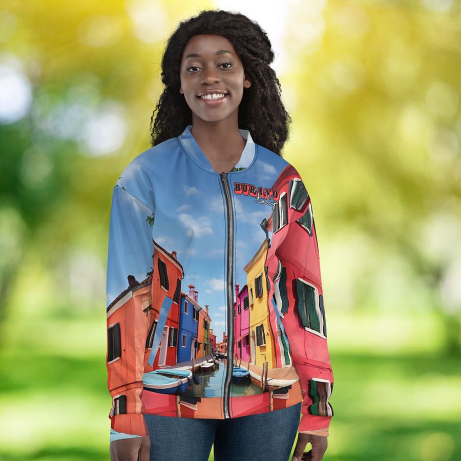 Burano Italy Bomber Jacket product image (7)