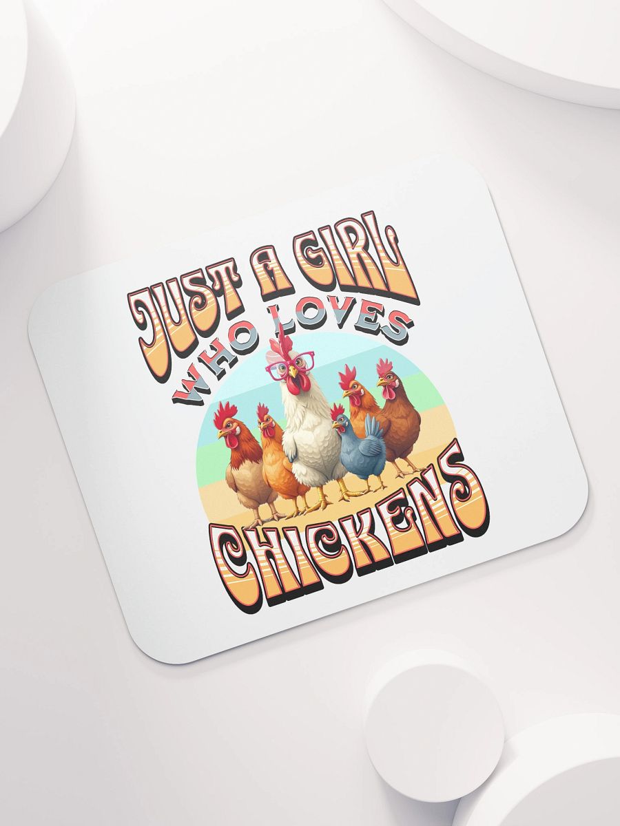 Just A Girl Who Loves Chickens Charming Mouse Pad product image (5)