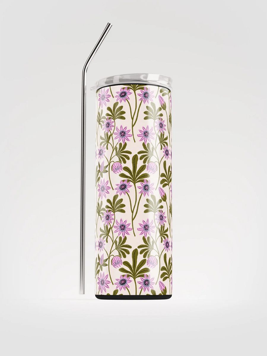 Passion Blooms - Pink and Green - Tumbler product image (1)