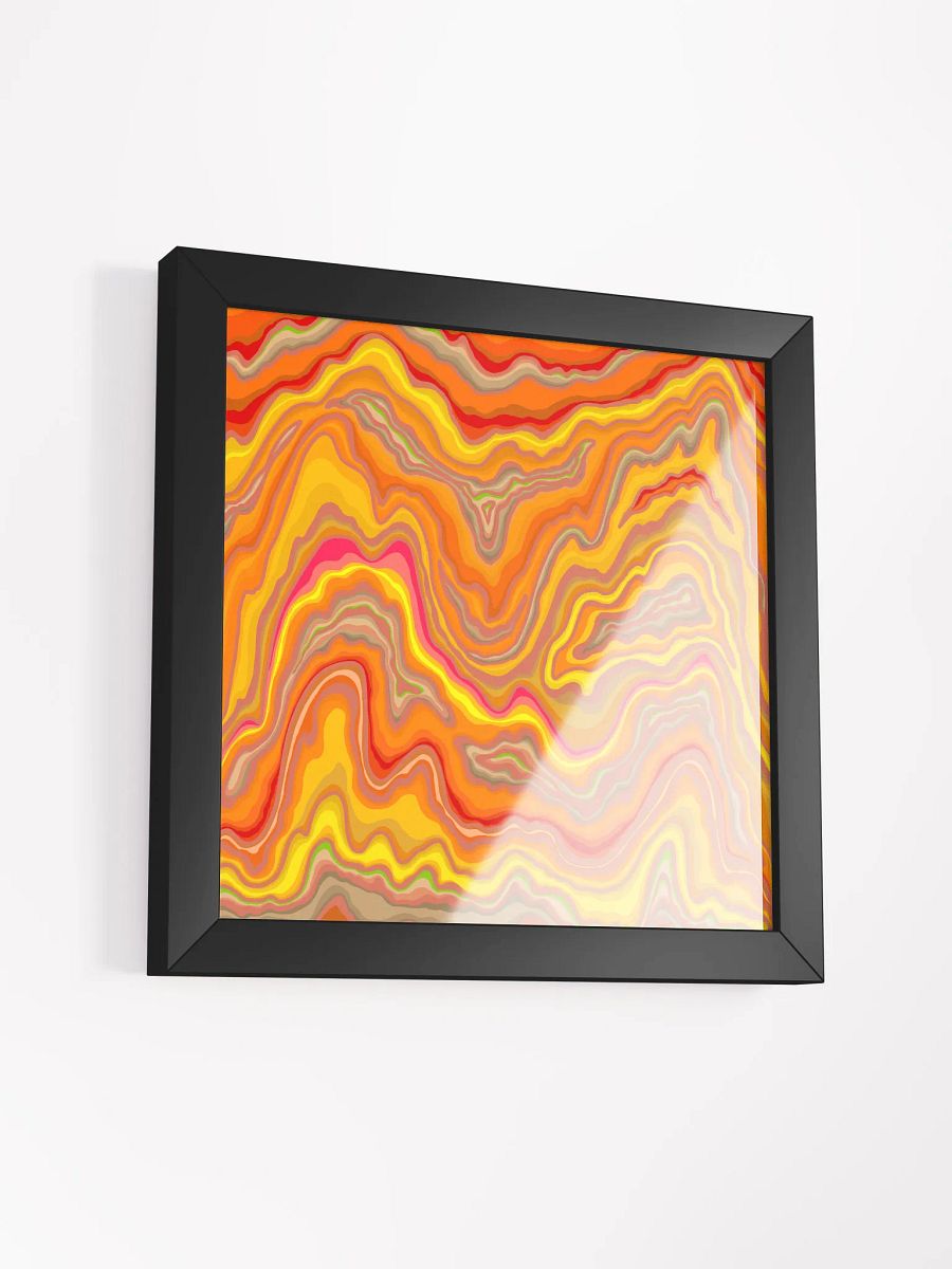 Psychedelic Wave Framed Poster - Stone No. 12 product image (39)