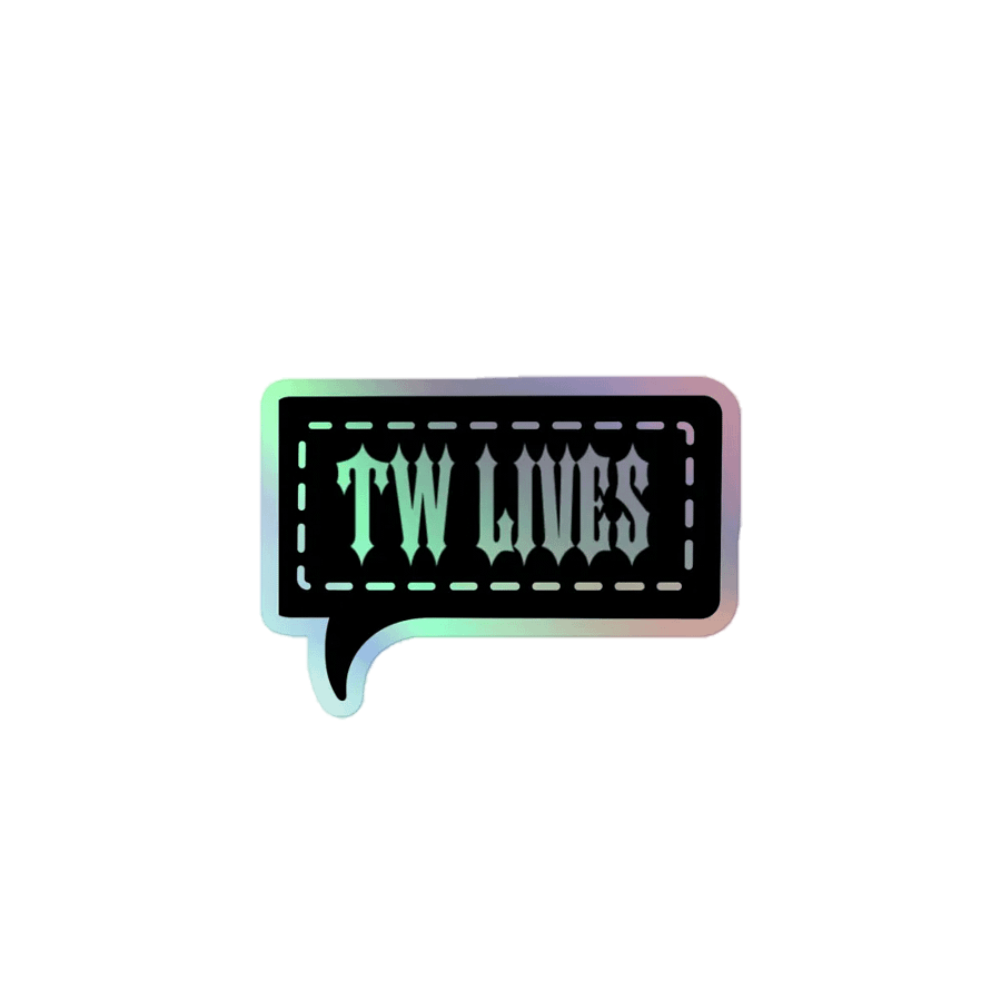 Gothic Holographic Sticker Sheet: TW LIVES product image (1)