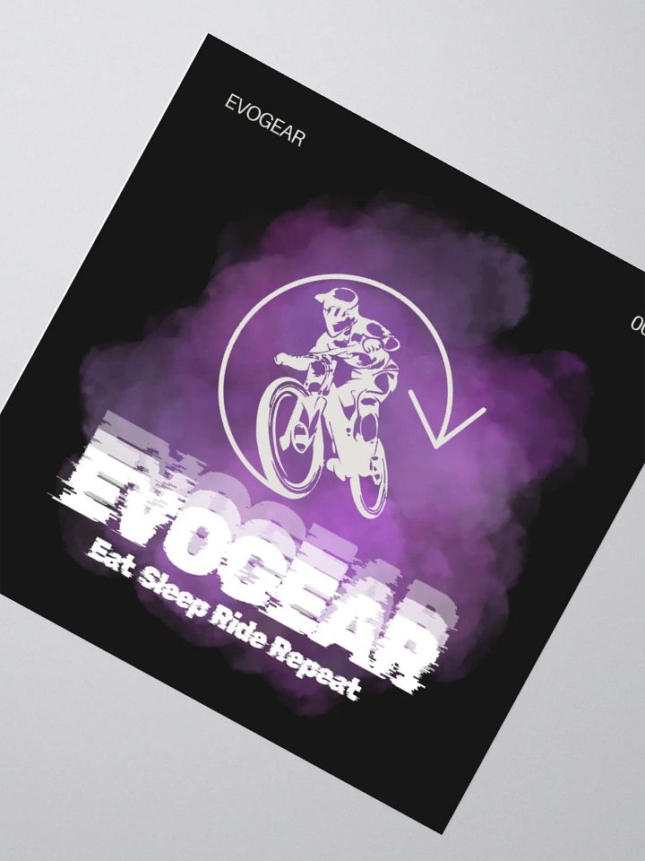 Eat Sleep Ride Repeat sticker product image (2)