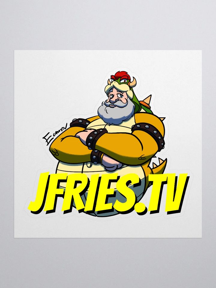 JFries.TV Kiss Cut Stickers product image (1)