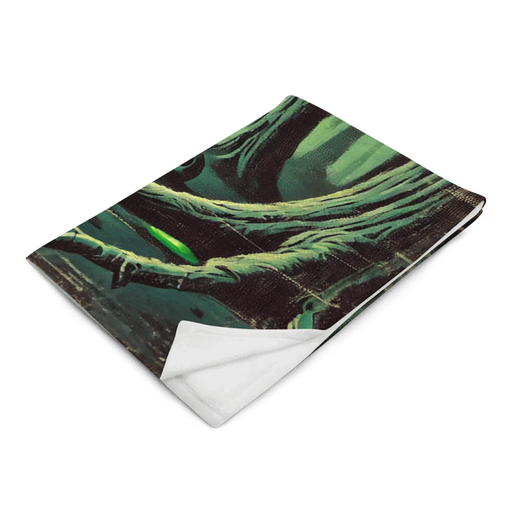 Cauldron Monster Spooky Throw Blanket product image (14)