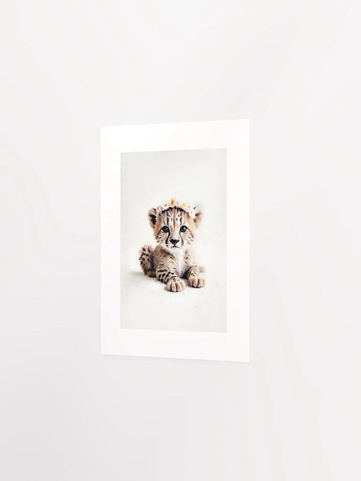 Cheetah Cub Passepartout Print product image (18)