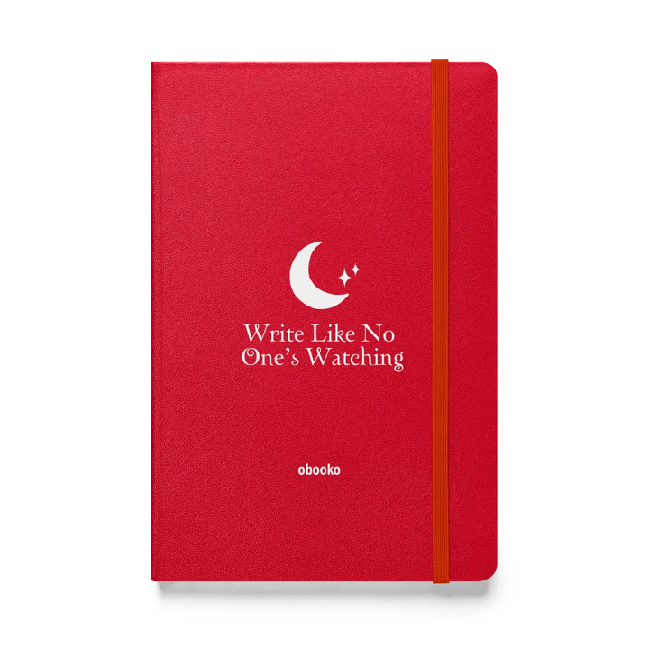 Twilight Moon Notebook Red product image (1)
