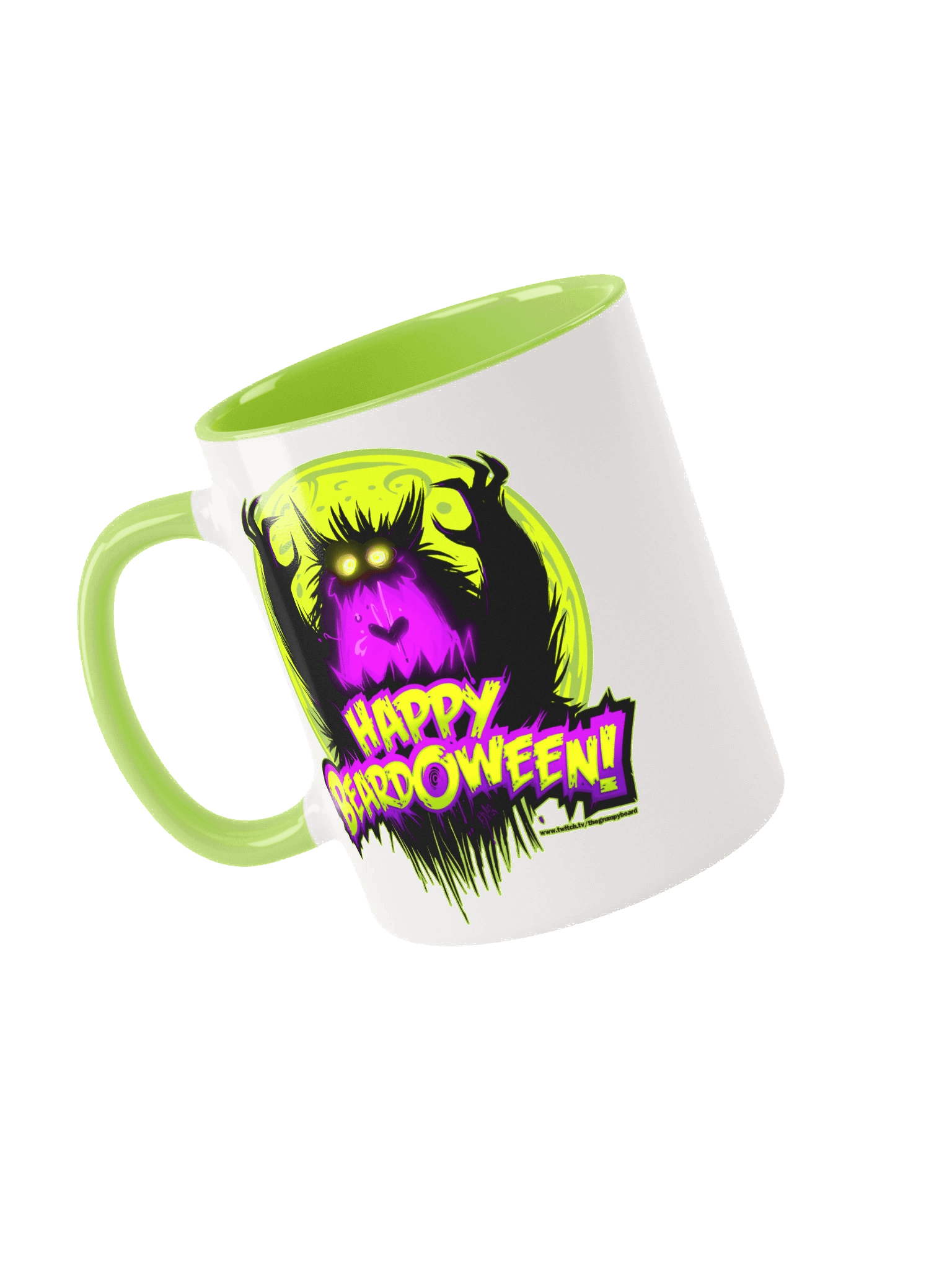 Happy BeardOween - Ceramic Mug with Color Inside product image (58)