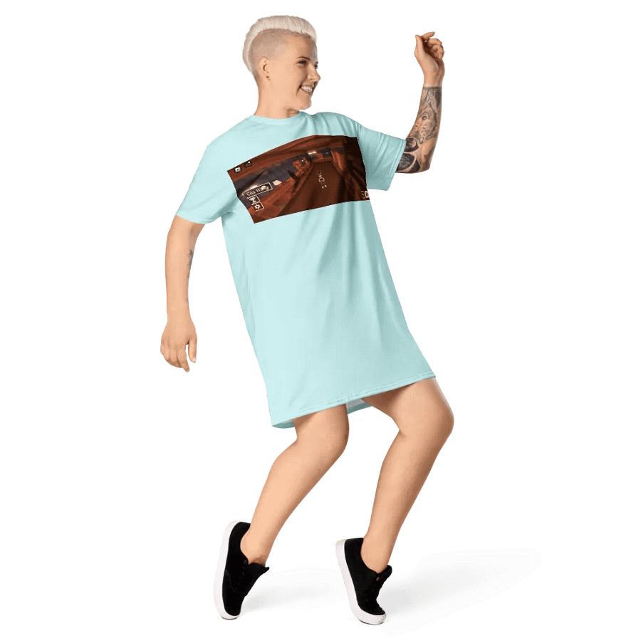 Váy thun in toàn thân/Full body printed T-shirt dress product image (8)