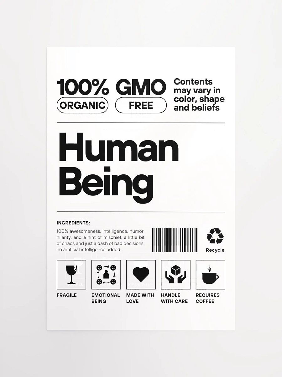 Human Being | Poster product image (4)