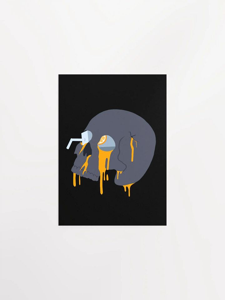 Citrus Skull Matte Poster Print product image (1)